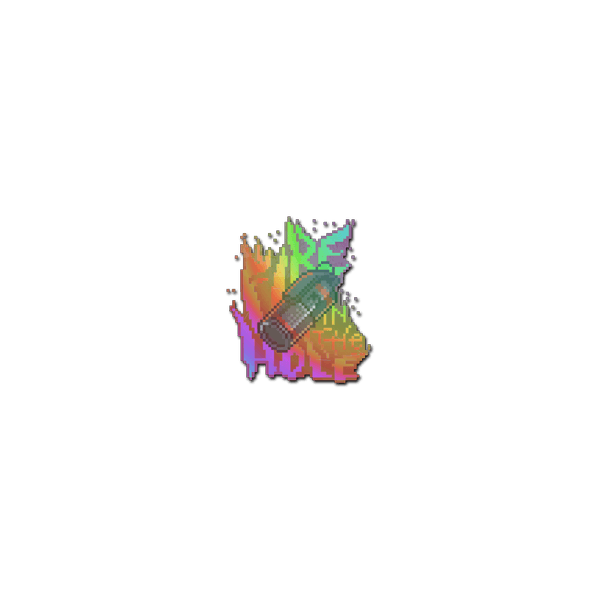 Sticker | Fire in the Hole (Holo) Counter-Strike 2 item